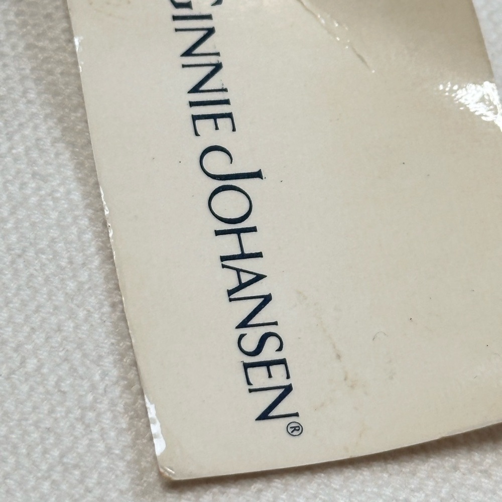 Ginnie Johanson Leather Belt and Buckle Brown NOS Taiwan VTG w/tag S 26 3402 W - Picture 5 of 11
